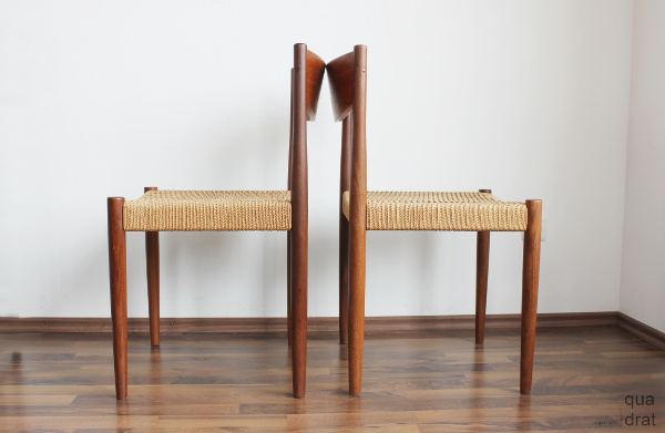 Teak dining chairs von Poul Volther